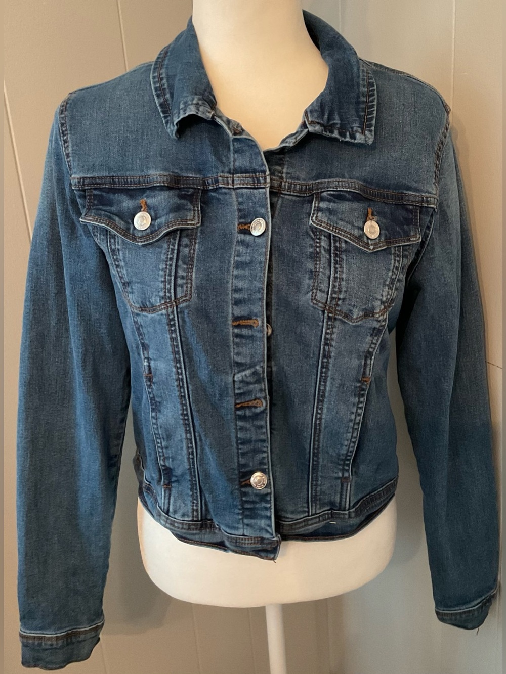 Kensie Dark Blue Denim Jacket